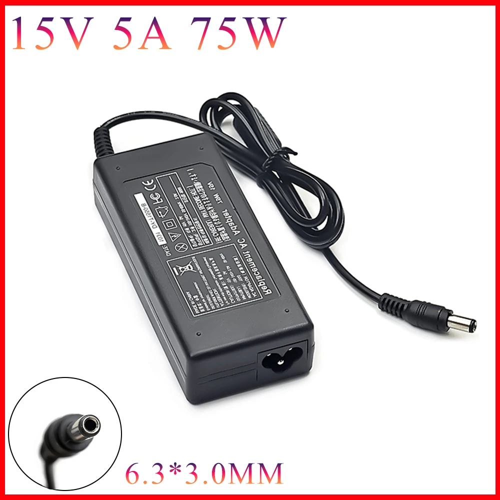 15V 5A 75W Ac Netzteil Adapter Ladegerät für Toshiba Portege R502 R505 R600 R501 Tecra A11 m11 S11