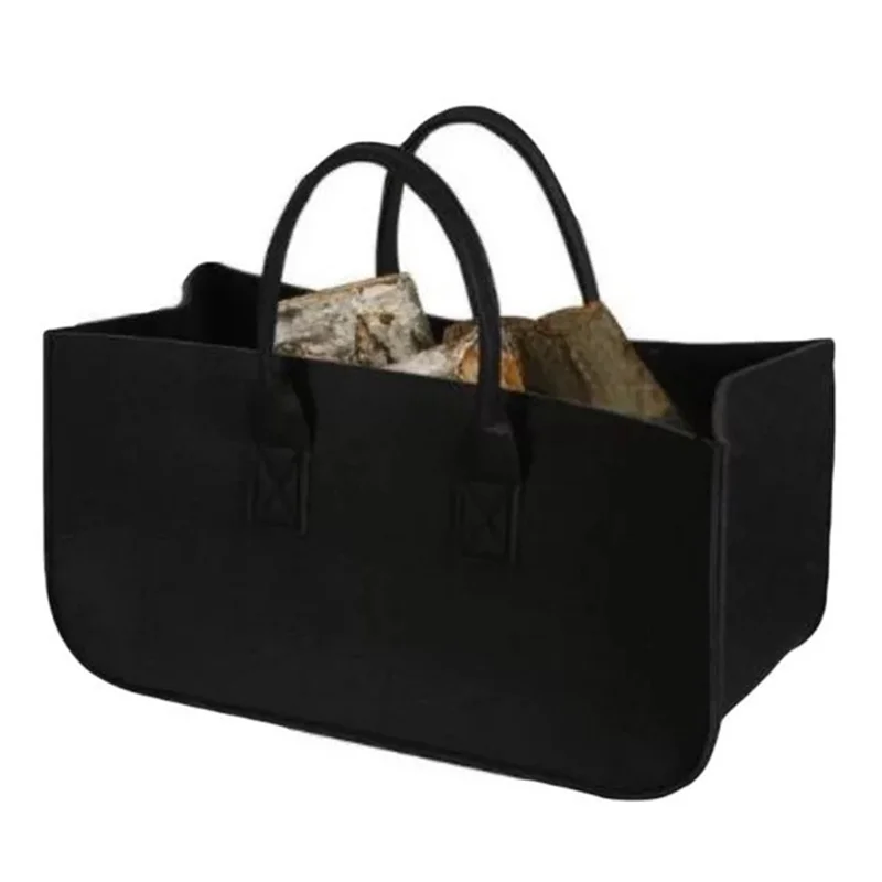 

Accessory Decoration Stylish Storage Bag Newspaper Picnic Clothes Felt Firewood Shopping Travel Basket