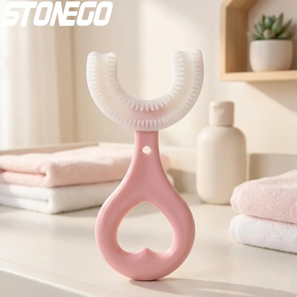 

Детская U-образная силиконовая зубная щетка для детей от 2 до 12 лет, инструменты для ухода за полостью рта, щетка для чистки зубов, гигиена полости рта