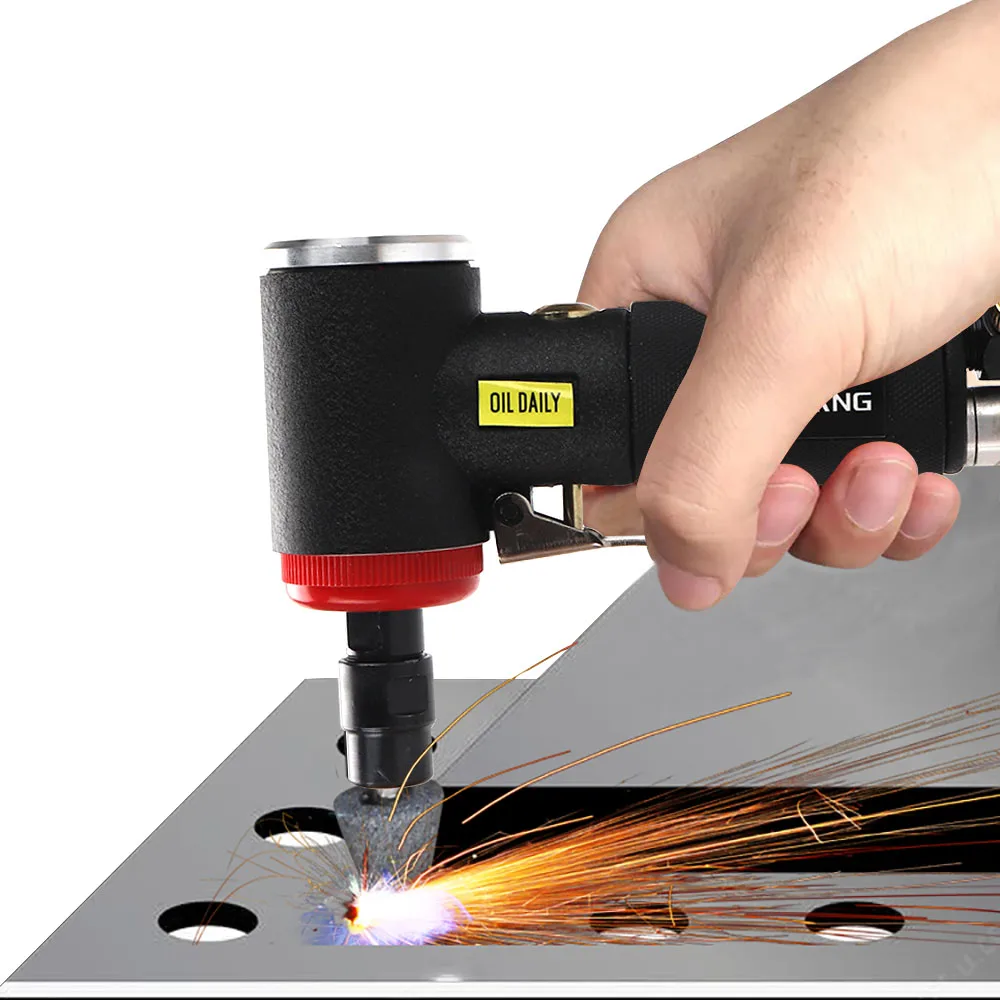NuoDun Air Angle Die Grinder 90 Degree Mini Professional Engraving Machine Set 1/4 High Speed Pneumatic Grinder Polishing Tool