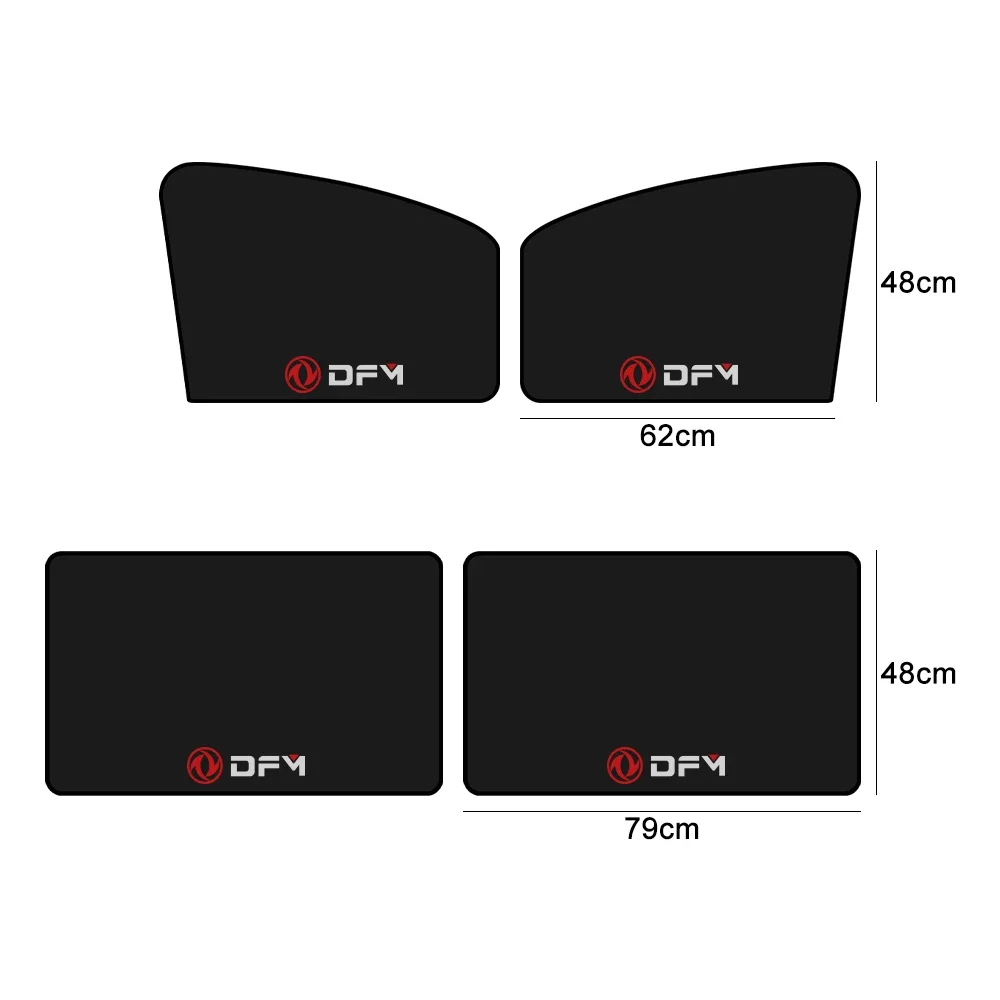 For Dongfeng DFSK 580 Glory DFM H30 Corss T5l S30 Sx5 F507 Magnetic Car Side Window Sunshade Cover Front Rear Black Sun Visor