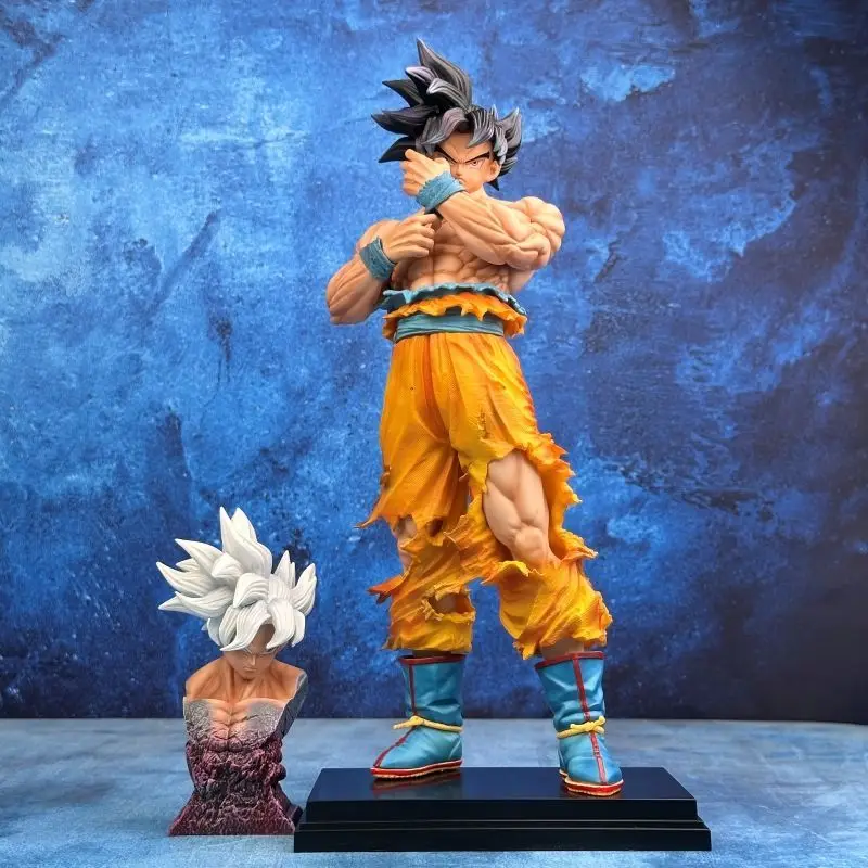 

CK Studio Dragon Ball Super Saiyan Free Ultimate Wukong - Double Headed Convertible Anime Statue Handmade Ornament