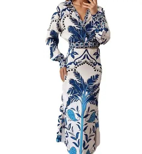 Women's V-Neck Asymmetrical Top & Skirt Sets 2025 Winter Two Piece Set for Women New Style Fashion Female Casual Skirts Outfits