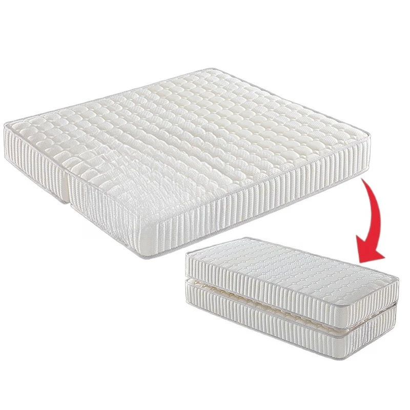 

Foldable spring latex mattress, soft and hard 1.8m 1.5