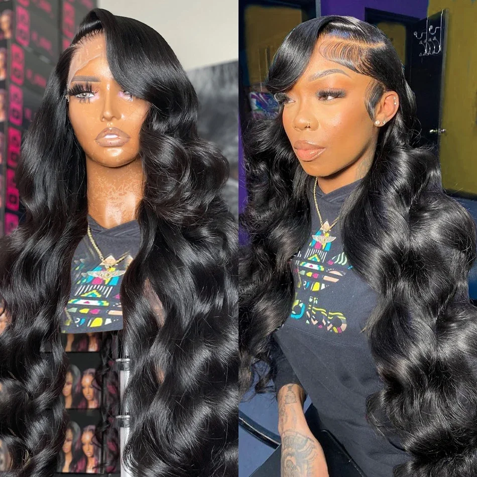 

30 36Inch 13x6 Hd Lace Frontal Wig Human Hair 13x4 Body Wave Human Hair Wigs For Women PrePlucked Lace Front Human Hair Wig 200%