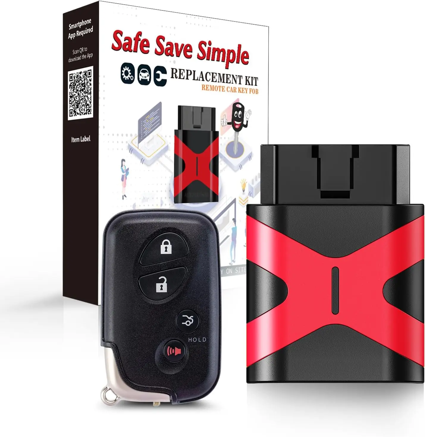 

Programmable Keyfob for 2009-2012 GS350/ES350/IS250/IS350 HYQ14AAB 281451-3370 Remote Programmer Kit