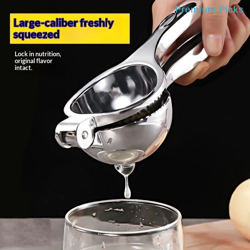 portableManual Citrus Juicer Portable Stainless Steel Handheld Citrus Extractor for Home Kitchen Outdoor Travel