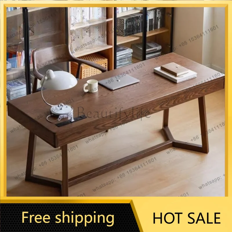 Organizers Standing Office Desk Minimalist Computer Multifunctional Office Desk Nordic Wooden