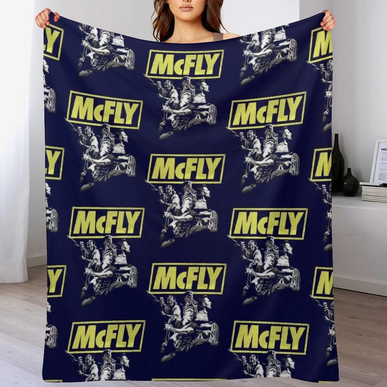 

MCFLY Throw Blanket decorative Hairys Summer Beddings Large Blankets