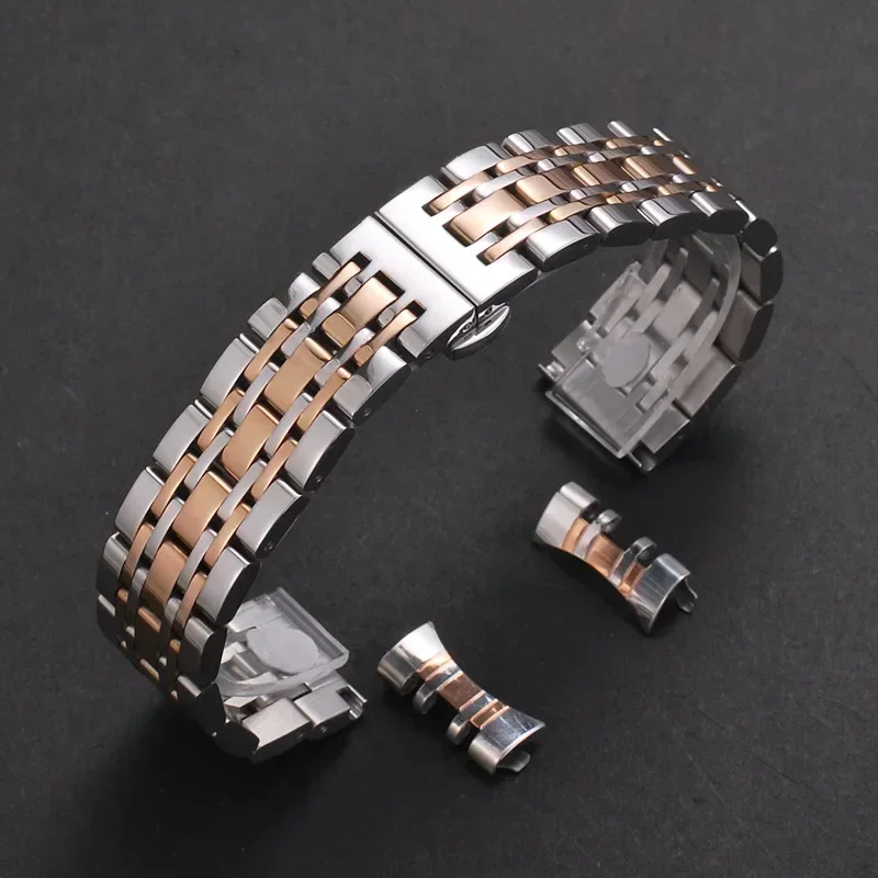 Solid Stainless Steel Band 18mm 20mm 22mm Universal Smartwatch Replacement Strap Bracelet Men Business Watchband Belt