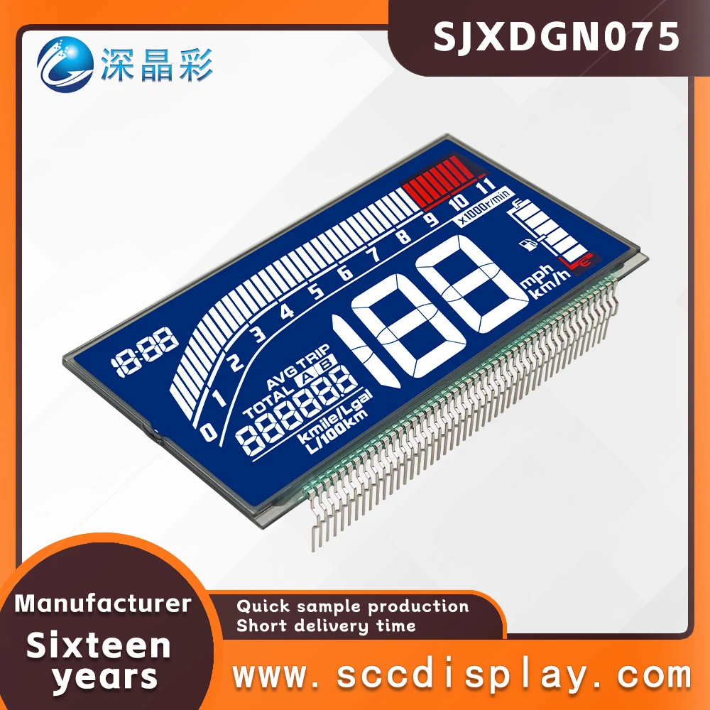 Digitaler LCD-Bildschirm HTN Segmentcode - usage example