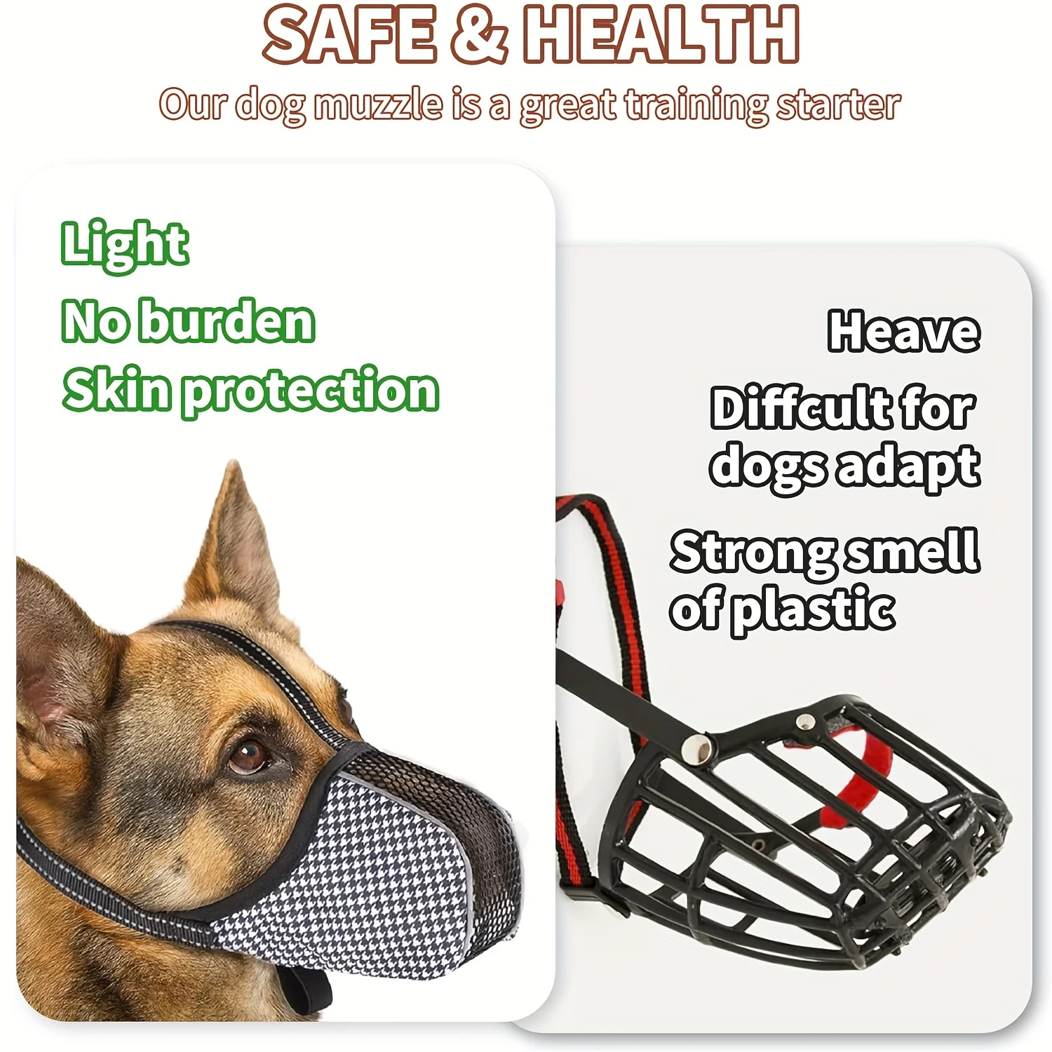Printed Mesh Full Coverage Soft Dog Muzzle Breathable Anti Bite Anti Bark Anti Chew Lick Mouth Mask For Small Medium Large Dogs view 6