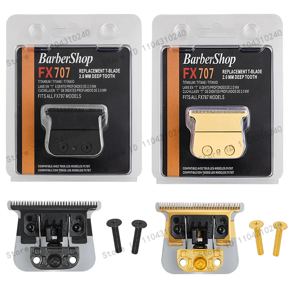 Barbershop FX707 Professional Durable Metal Hair Clipper Replacement Blade Set for Babyliss PRO Hair Trimmer FX787 FX787Z FX726
