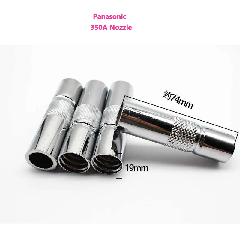 2 Pezzi/lottp 350A 200A CO2 Mig Panasonic Stile Pistola di Saldatura Ugello di Protezione Saldatore A Gas Ugelli di Rame Copertura di Protezione