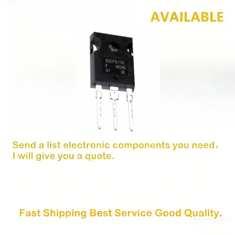 

5 шт./лот, оригинальный диод VS-80CPQ150PBF 80CPQ150 80CPQ150PBF TO-247 80A 150V