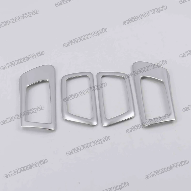 matt silver chrome car door handle frame trims for toyota camry 2012 2013 2014 2015 2016 2017 xv50 interior accessories bowl