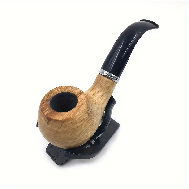 

1pc, Wooden Tobacco Tube For Smoking, Tube For Smoking With Natural Grain Finish, Household Gadgets