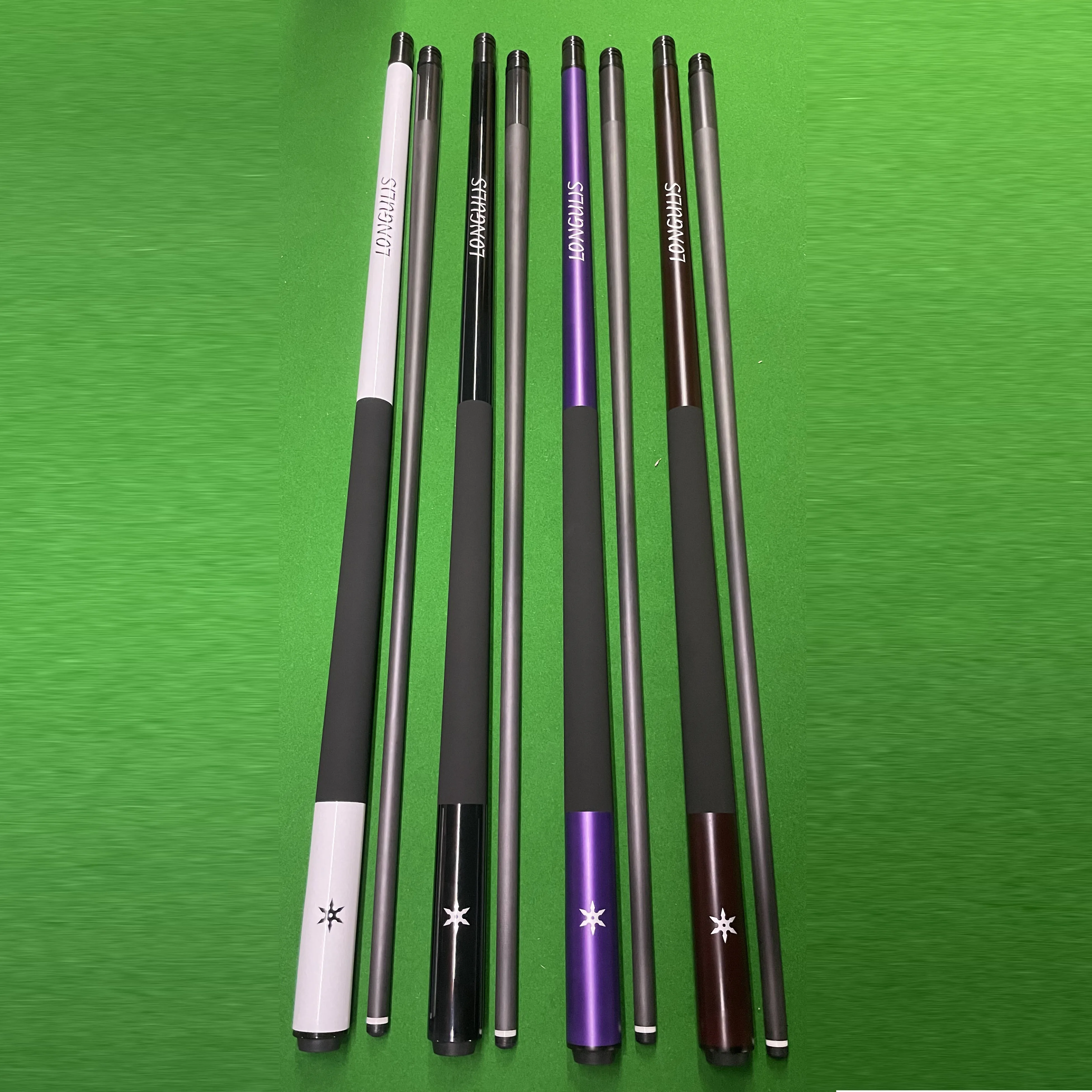 High Tech Carbon Fiber Shaft  12.5mm 1/2 Billiard Pool Cue