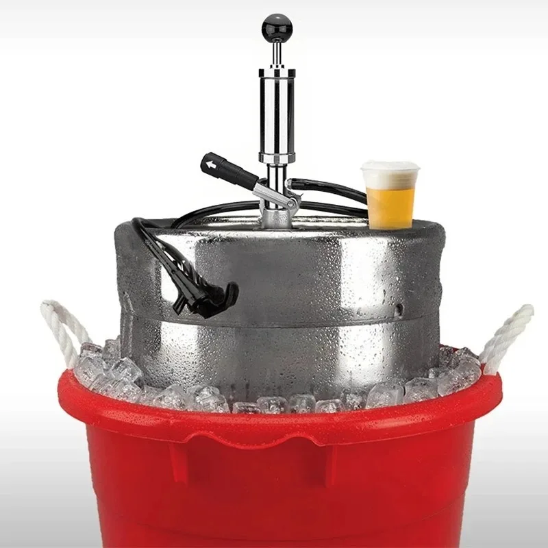 Stainless steel outdoor draft beer keg beater craft beer simple manual beater plate type, well type, beater pump