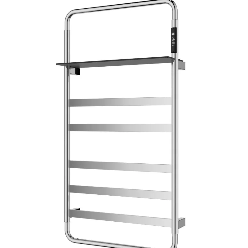 

Home version electric towel rack carbon fiber heating towel hotel stainless steel multi-layer