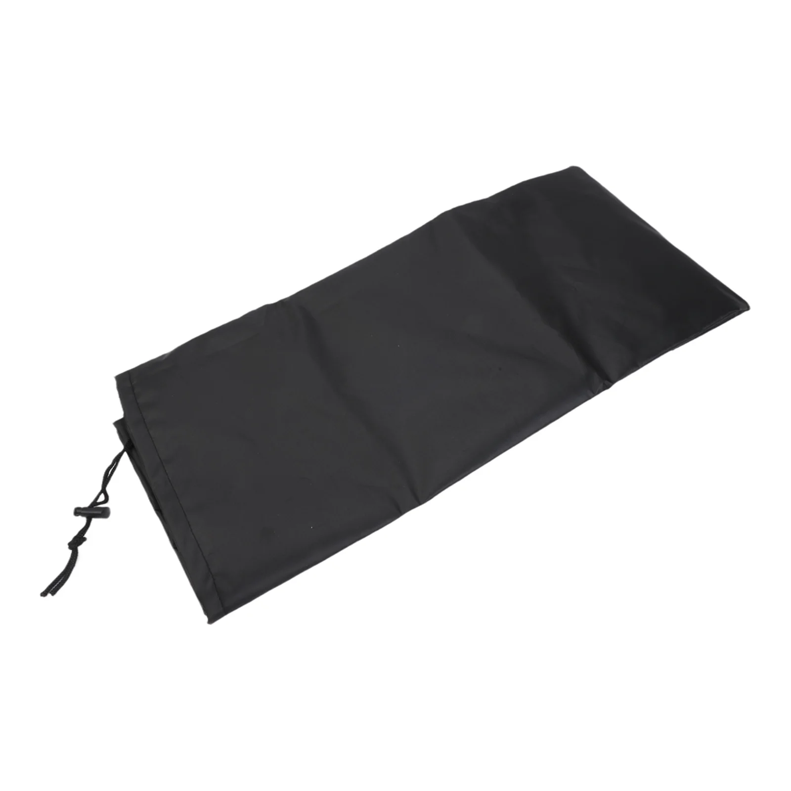 Waterproof barbecue fire pot cover black oxford fabric 24 inch diameter 27 inch height outdoor dust protection