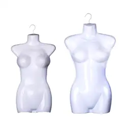 Body Torso Dress Form Clothes Holder Mannequin Hanger Hook Hanging Mannequin Female for Lingerie Shop Commercial Malls Swimwear