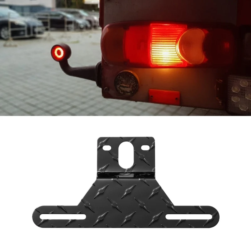 

Car License Plate Frame Holder License Plate Holder Bracket Light Mount for Trailers Trucks Car Motorhome X37F