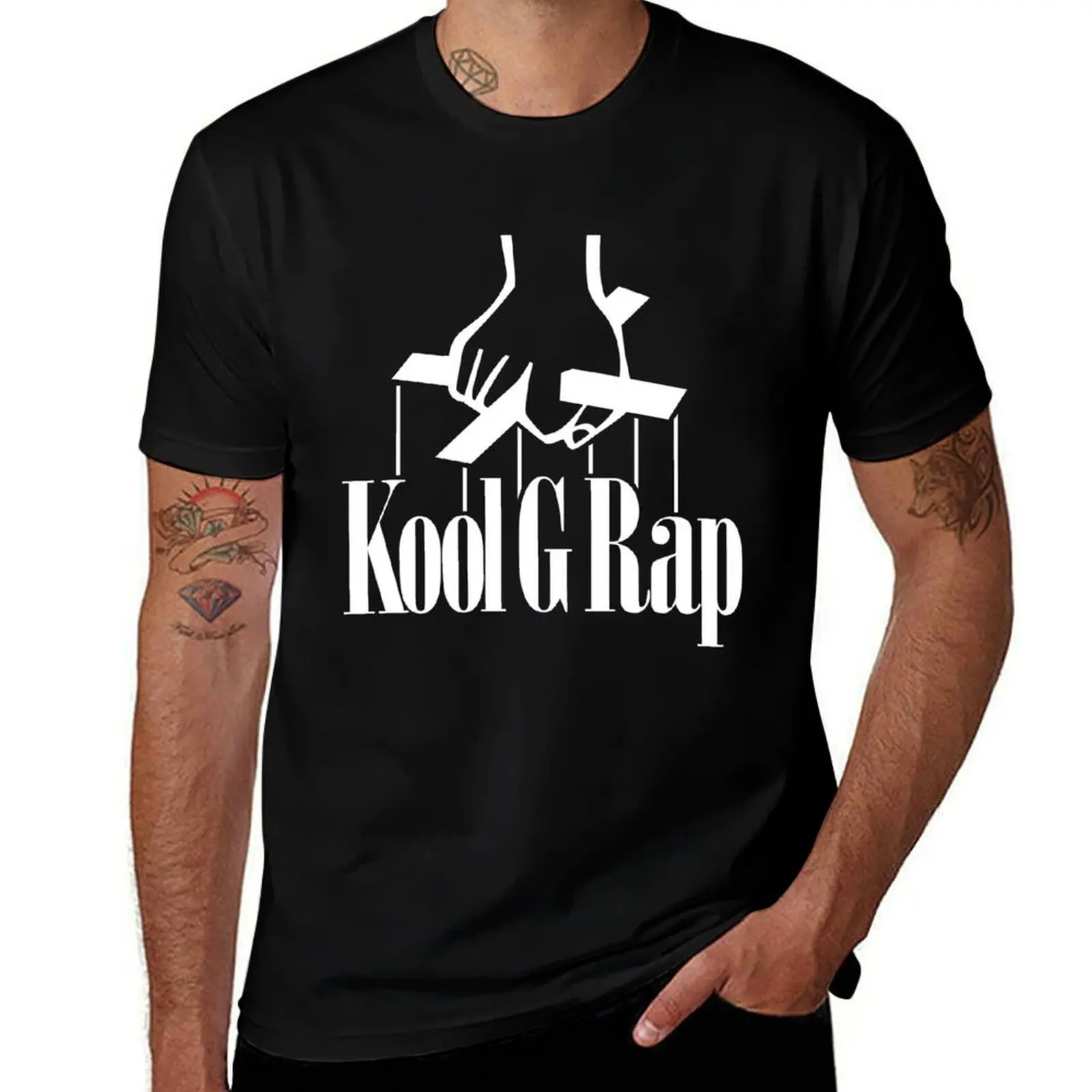 Kool G Rap Roots of Evil Logo T-Shirt Relaxed Casual Short Sleeve Tee