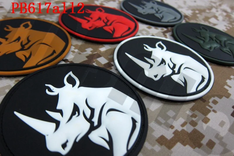 3D PVC Patch DEVGRU SealTeam Rhinoceros Military Tactical Morale