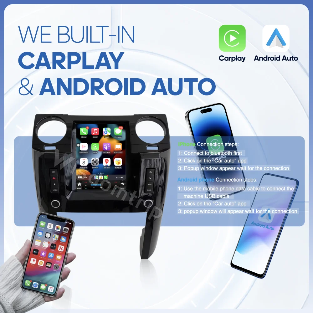 Dla Land Rover Discovery 3 2004-2009 inteligentne radio multimedialny odtwarzacz wideo GPS 4G WIFI Carplay + Auto Android12