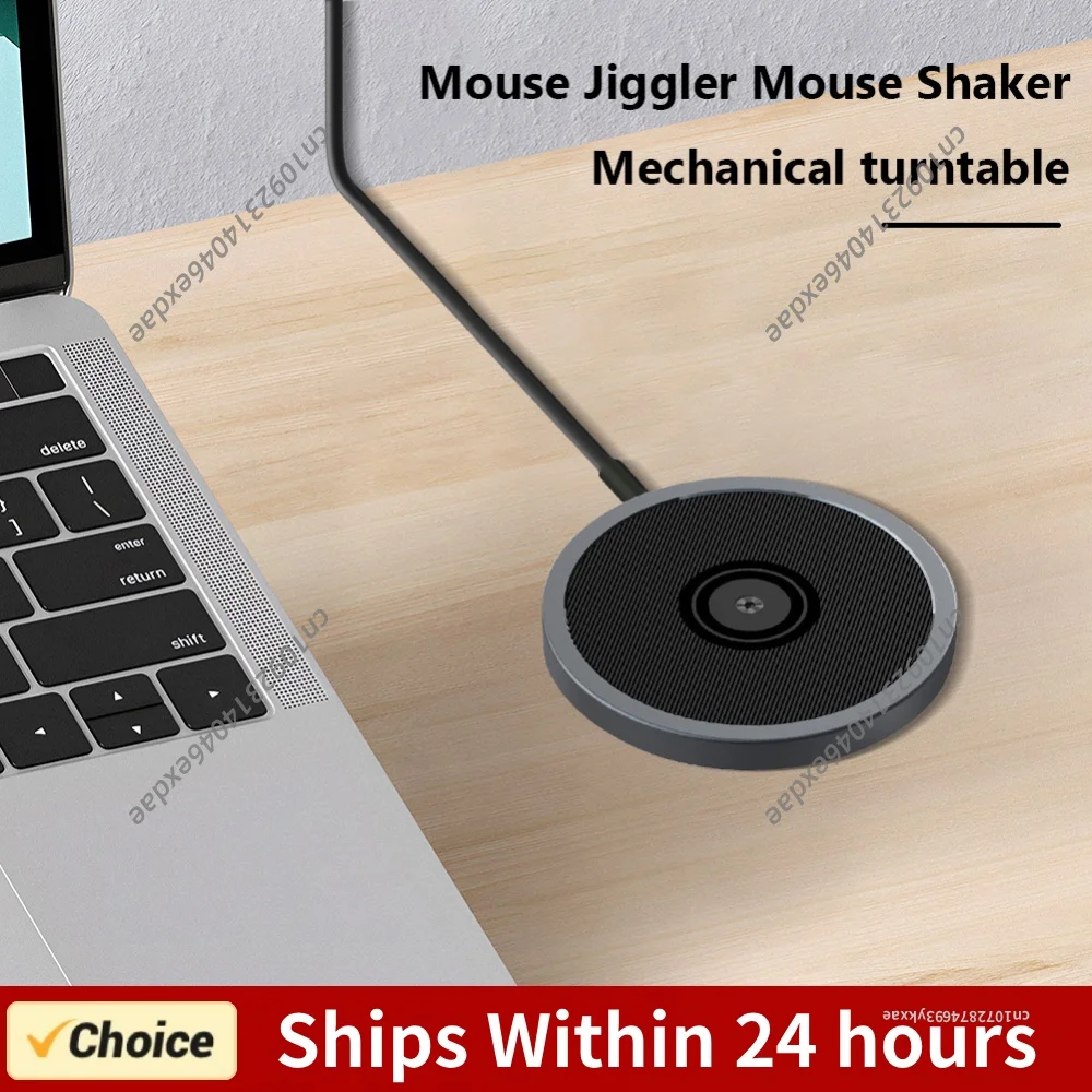 Automatic Mouse Movement Simulator with Button Virtual Mouse Mover 5V 1A Wired Wireless Mouse Compatible for Computer Awakening