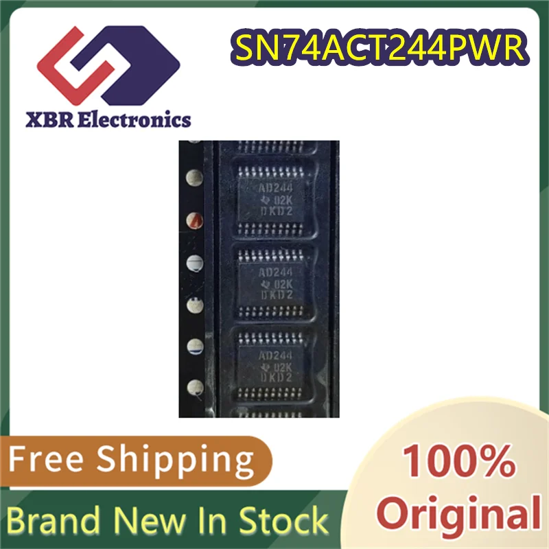 

(10/50 pieces) SN74ACT244 SN74ACT244PWR AD244 TSSOP-20 Buffer Brand new original authentic fast delivery free shipping