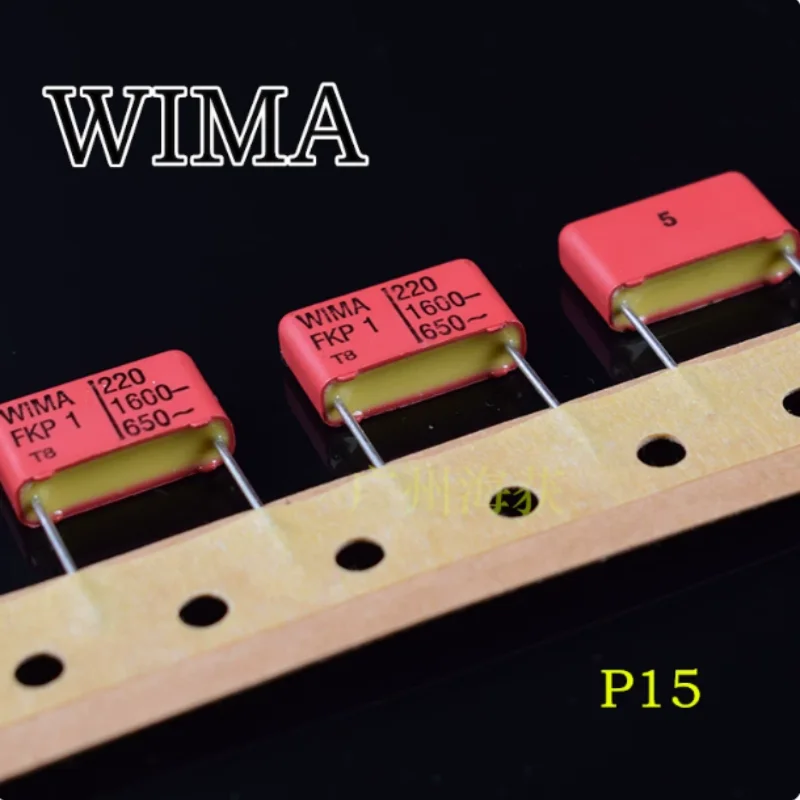 5pcs-100pcs German Red Weima WIMA FKP1 220P 1600V 221 600VAC Original Genuine Goods