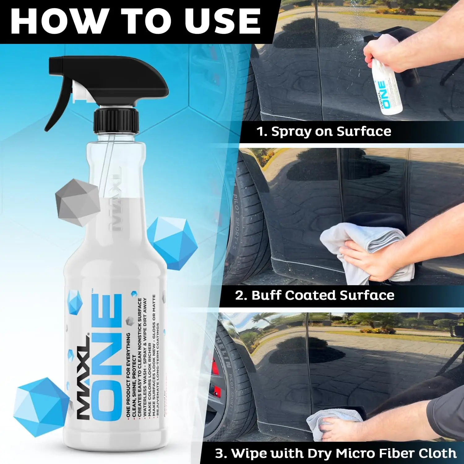 MAXLONE Car Spray Kit 2