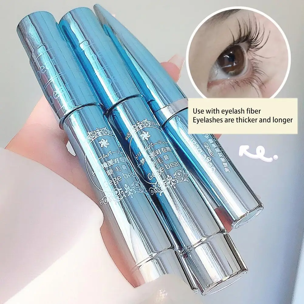 Waterproof Black Mascara Long Lasting Silk Fiber Brush Makeup Eyelash Mascara Cosmetic Curling Eyelashes Lengthening ﻿ Exte C4V8