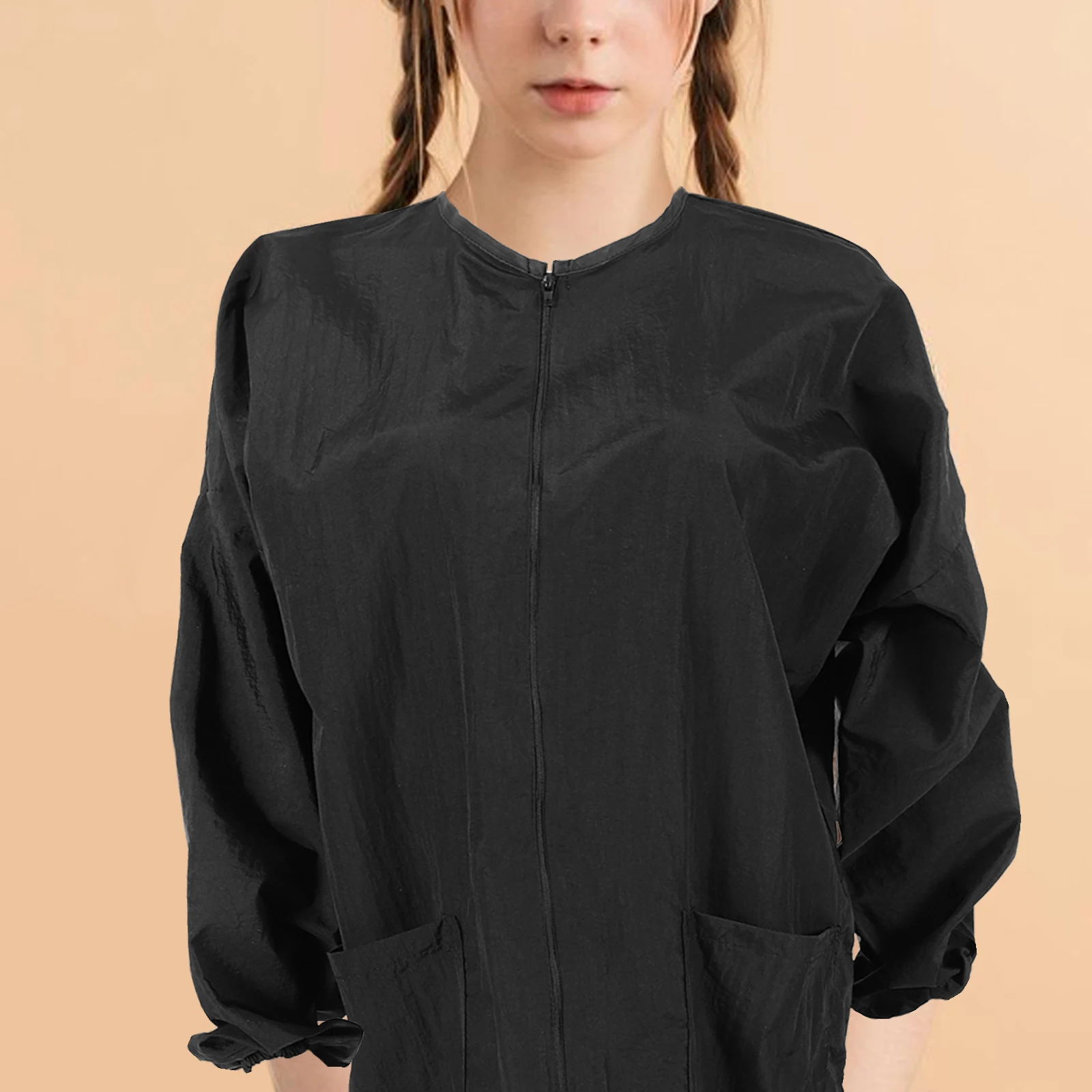 

Waterproof Salon Aprons Barber Cape Cutting Smocks Grooming Capes Hairdresser Oil Resistant Reusable Stylish Hair