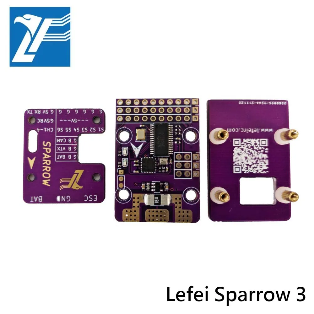 

LF LEFEI Sparrow 3 OSD Flight Controller Gyro Stabilization Return Home Support SBUS PPM PWM IBUS CRSF For RC Airplane