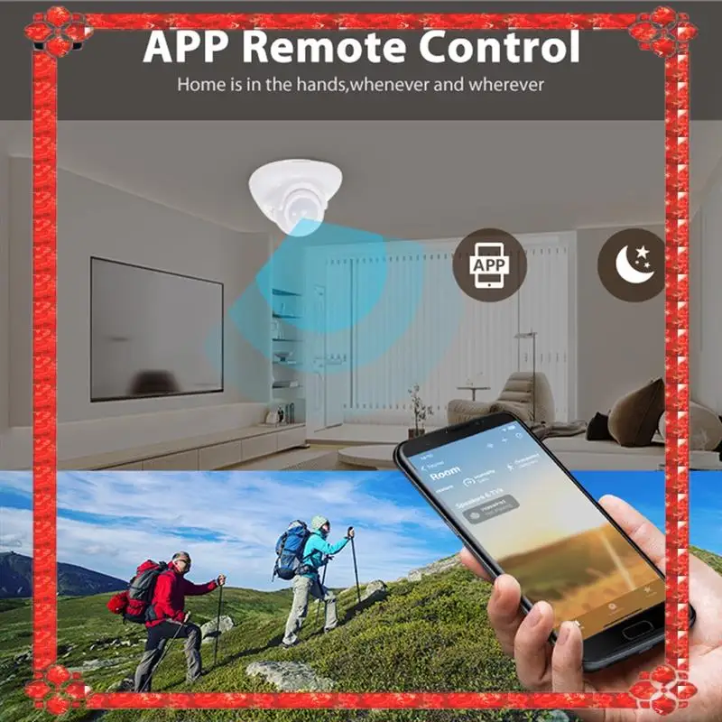 

24-часовая доставка Tuya Matter Thread Обнаружение присутствия человека Датчик движения Инфракрасный детектор Tuya Hub Автоматизация умного дома