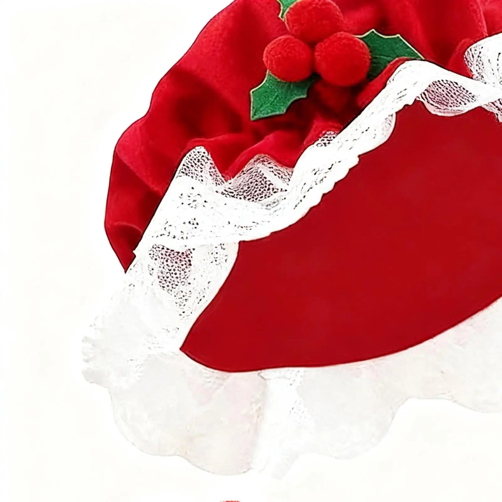 

Красные миссис Санта-перчатки и шляпа Рождественский женский костюм для косплея Аксессуары Праздничный косплей миссис Клаус для женщин, девочек, детей, взрослых