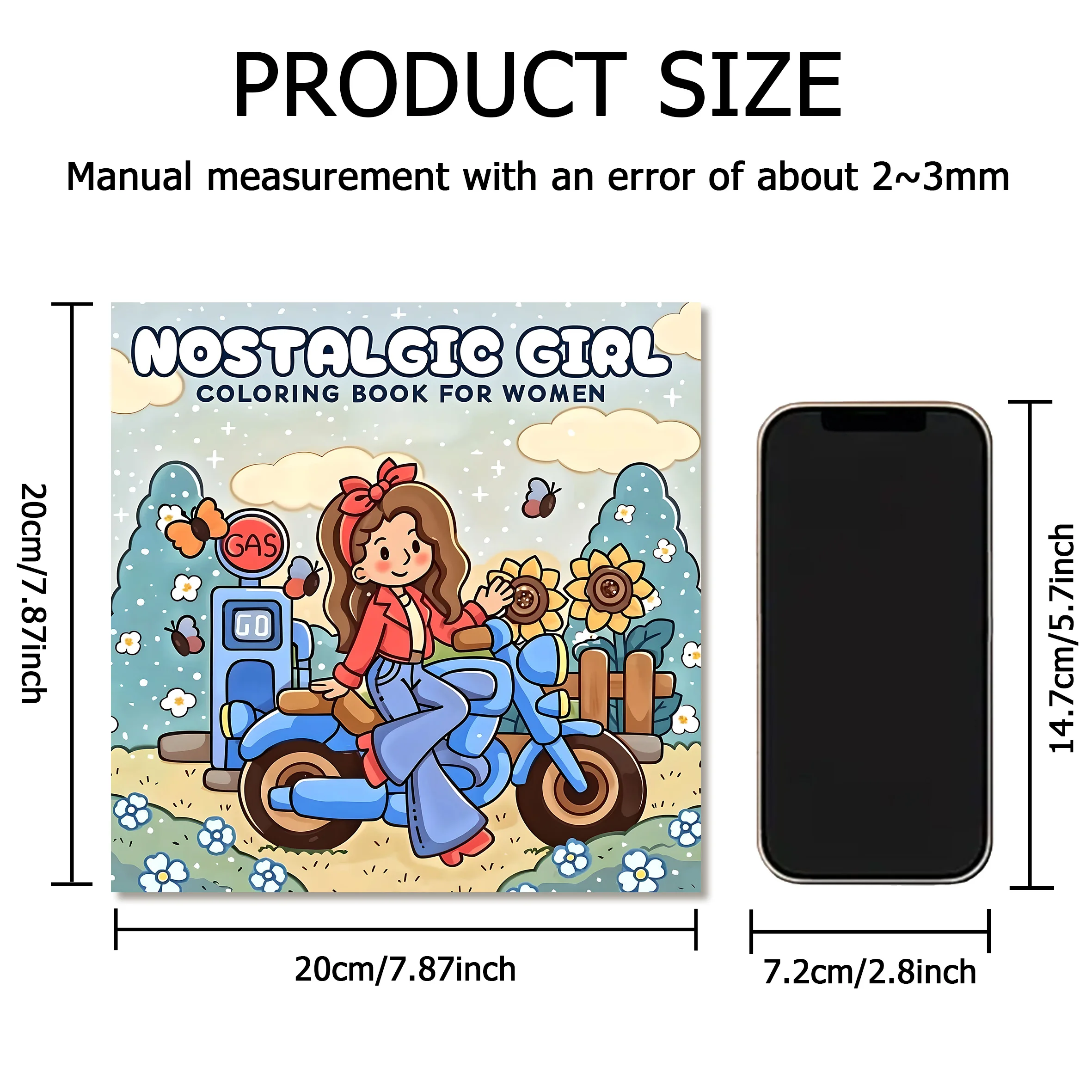 NOSTALGIC GIRL: Coloring Book for Adults Featuring Cute Cozy Daily Activities for Relaxation (Cozy Spaces Coloring)