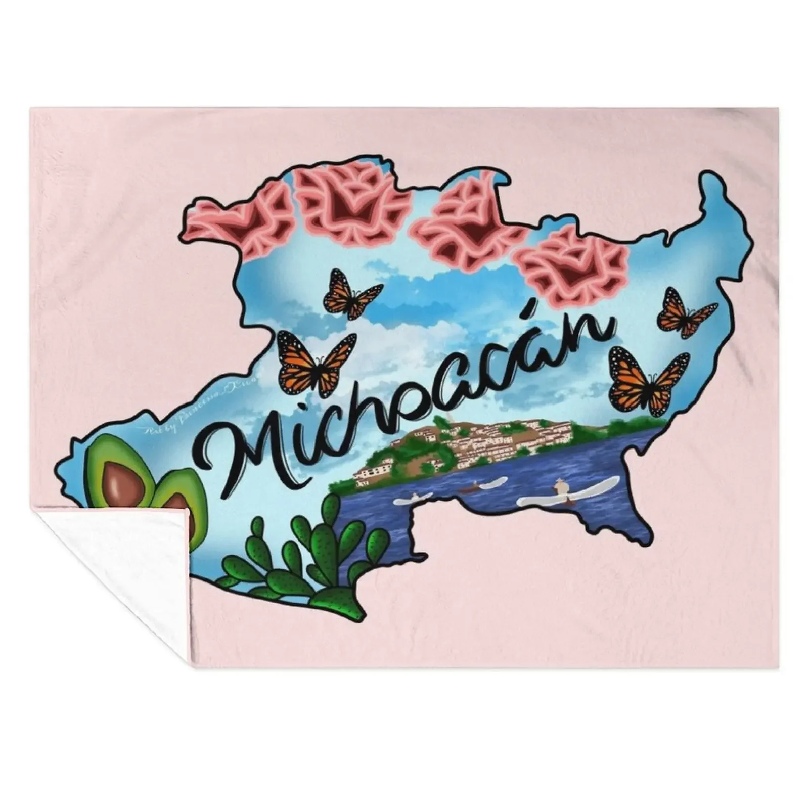 

Michoacán Throw Blanket Soft Beds Luxury Luxury Thicken Flannel Fabric Blankets