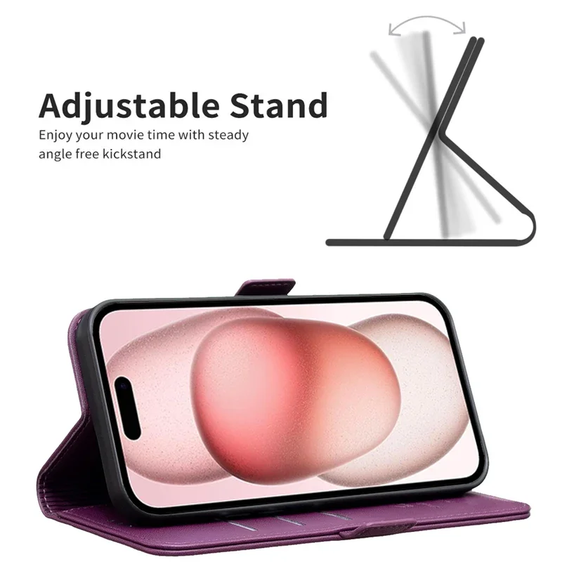 Wallet Card Slot Magnetic Flip Leather Case For iPhone 17 Air 16e 15 Pro Max 14 Plus 13 12 11 X XR SE3 SE2 8 7 Card Holder