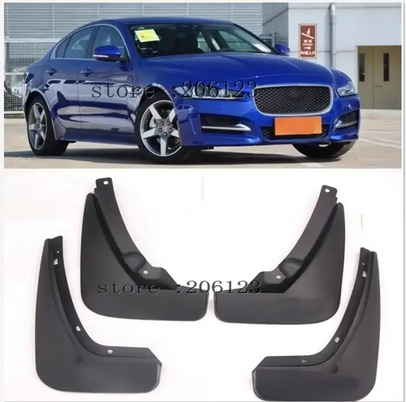 Front + Rear Mud Flaps Splash Guards fit For Jaguar XE  2015 2016 2017 2018 2019 mudguard 4pcs / Set