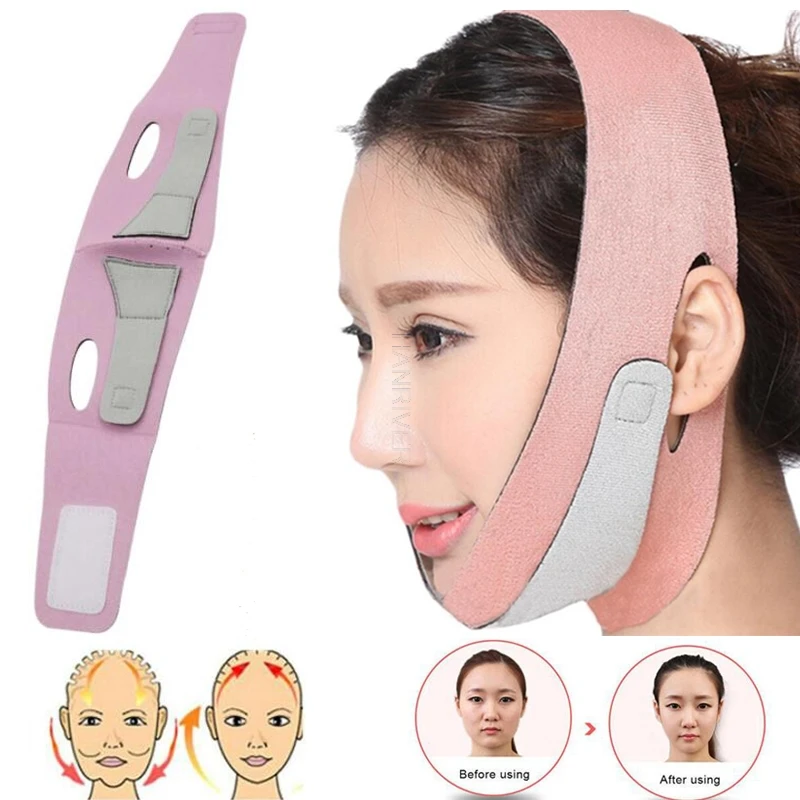 1pcs V Face Lift Up Belt Removal Belt Slimming Lifting Slimmer Face Bandage Wrap Wrinkles Double Chin Slimmer Tool