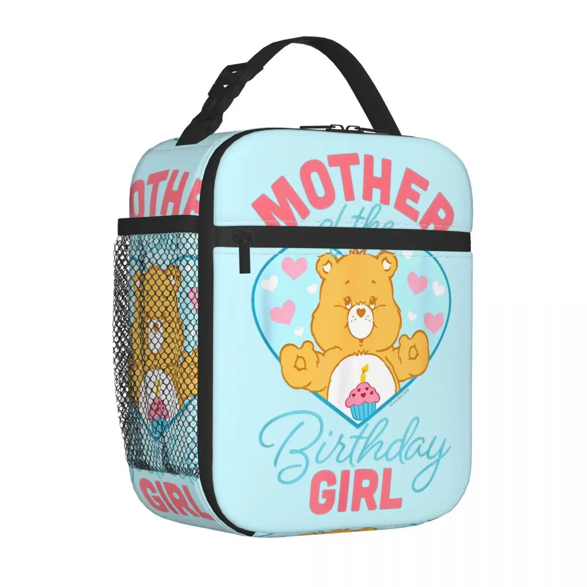 Care Bears Mother Of The Birthday Girl Insulated Lunch Bags Cooler Bag  Meal Container Leakproof Tote Lunch Box Food Handbag