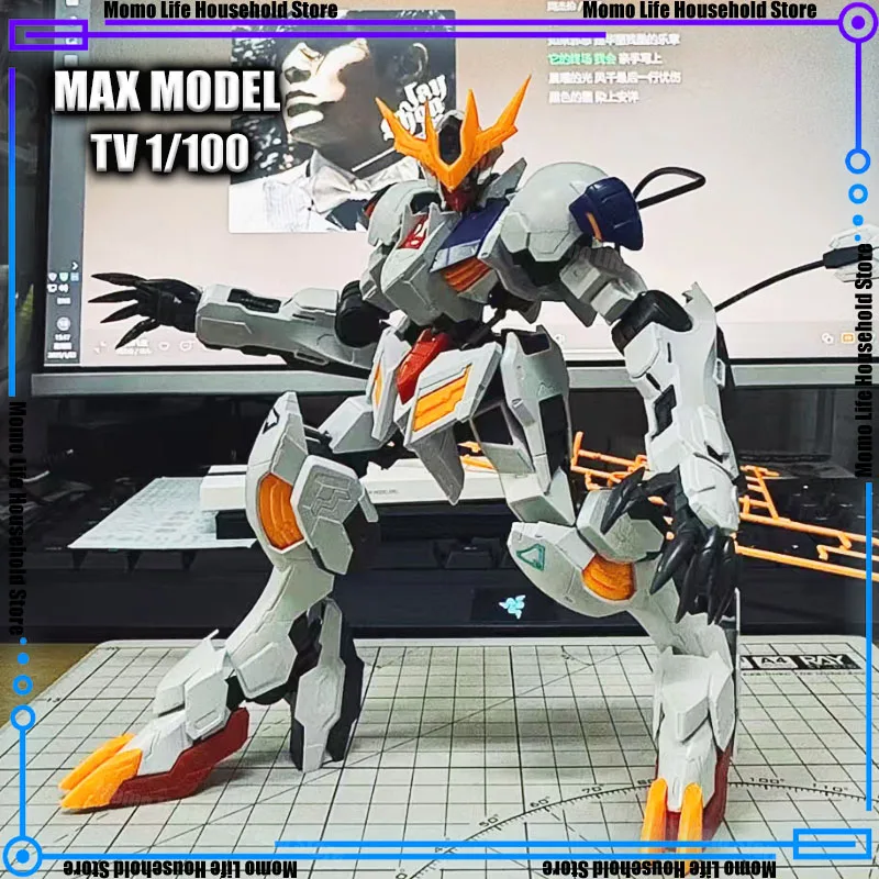 

In Stock Max Model TV03 1/100 Asw G 08 Barbatos Lupus Rex Assembly Model Kits Anime Action Figure Robot Plastic Model Gifts Toys