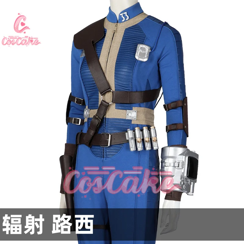 Fall Cos out Lucy Cosplay Vault 33 Women Women's men Jumpsuit suit Jumpsuit Uniform Prop Kids Halloween Party Women