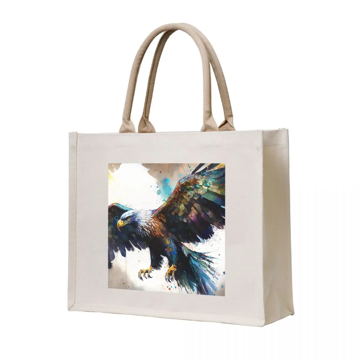 

Eagle, Watercolor Tote Bag shopping bag the tote bag custom tote