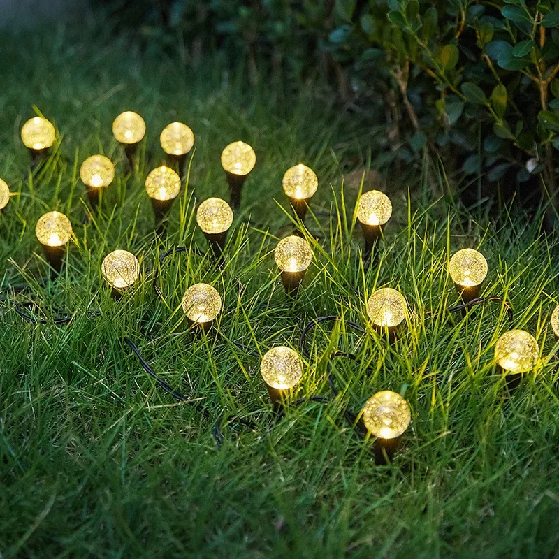 

Outdoor Solar Bubble Stake Light Waterproof Decoration Lamp for Garden Yard Pathway Lighting