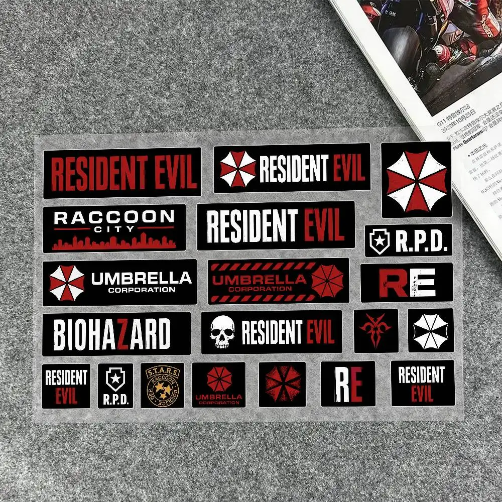 Umbrella Corporation Stickers Auto Body Bumper Windows Motorcycle Laptop Walls Vinyl Decal Car Tuning Accessories - view 3